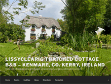 Tablet Screenshot of lissyclearigthatchedcottage.com